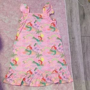 Kids Girls Disney Ariel Princess Nightgown